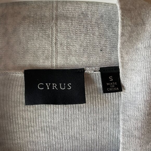 Two-Tone Open-Front Cardigan Size Small - Picture 3 of 10